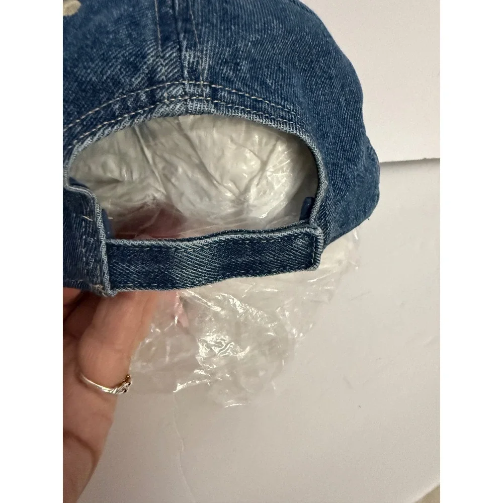 Gap Kids Blue Denim Baseball Cap Hat Adjustable S/M NWT 820348-00-1